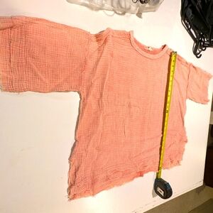 Cotton pullover blouse